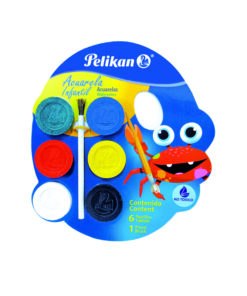 ACUARELA PELIKAN C/6 COLORESS INFANTIL