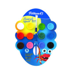 ACUARELA C/12 COLORESS INFANTIL PELIKAN