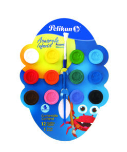 ACUARELA C/12 COLORESS INFANTIL PELIKAN