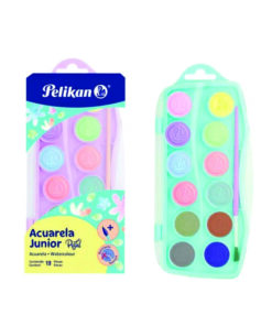 ACUARELA C/12 JUNIOR PASTEL PELIKAN