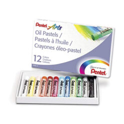 GIS PASTEL CON 12PZ DE ACEITE PHN12 PENTEL