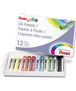 GIS PASTEL CON 12PZ DE ACEITE PHN12 PENTEL