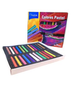 JUEGO DE GIS COLOR PASTEL 24 PZS