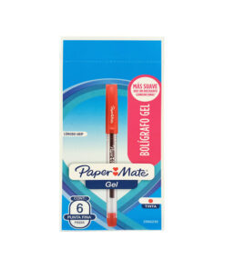 BOLIG.GEL ECONOMIC ROJO  C/6 PZAS PAPER