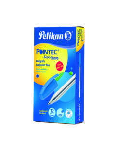 BOLIGRAFOPELIKAN POINTEC AZUL C/12PZ P.MED