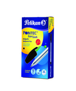 BOLIGRAFOPELIKAN POINTEC NEGRO C/12PZ P.MED