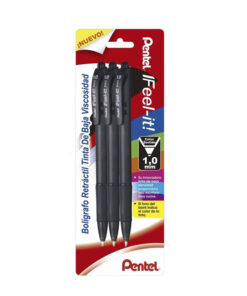 BOLIGRAFO FEEL-IT BX420BP3-A NEGRO CON 3PZ RE