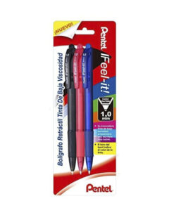 BOLIGRAFO FEEL-IT BX420BP3-M CON 3 N,R,A RETR