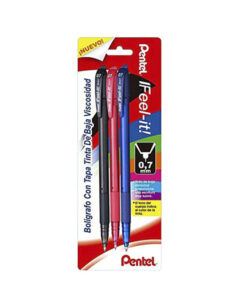 BOLIGRAFO FEEL-IT BX427BP3-M CON 3 N,R,A, 0.7