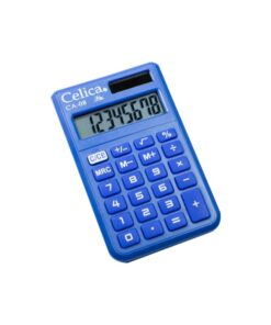 CALCULADORA 8 DIGITOS AZUL DE BOLSILLO