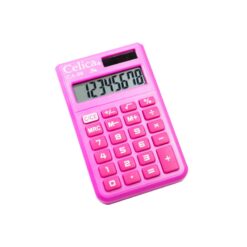 CALCULADORA 8 DIGITOS  ROSA DE BOLSILLO