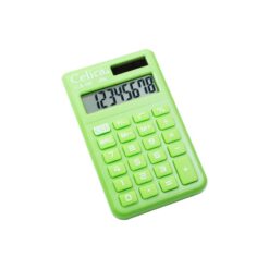 CALCULADORA 8 DIGITOS VERDE DE BOLSILLO