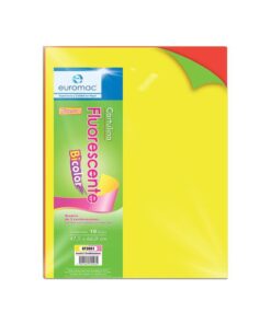 CARTULINA FLUORESCENTE BICOLOR