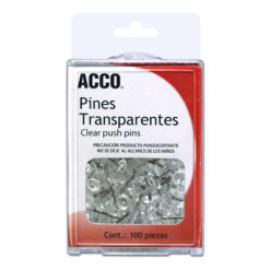 CHINCHETAS TRANSPARENTES