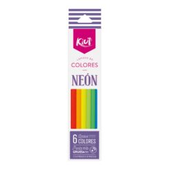 COLORES KIUT NEON C/6PZ PUNTA 4MM