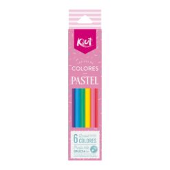 COLORES KIUT PASTEL C/6PZ PUNTA 4MM