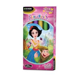 COLORES C/6 CORTOS BLANCA NIEVES
