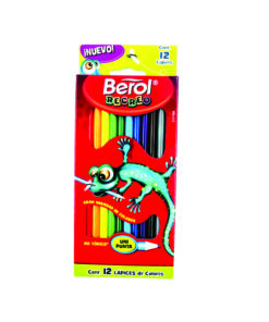 COLORES C/12 LARGOS BEROL RECREO