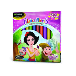 COLORES C/12 CORTOS BLANCA NIEVES