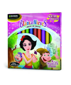 COLORES C/12 CORTOS BLANCA NIEVES