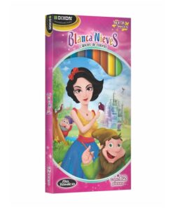 COLORES C/12 LARGOS BLANCA NIEVES