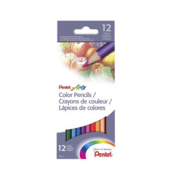 COLORES CON 12 LARGOS  PENTEL CB8-12