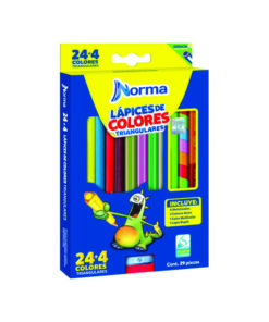 COLORES 24+4 TRIANGULARES NORMA