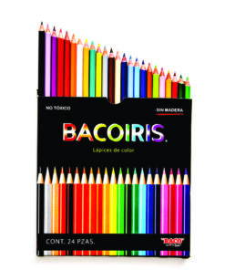 COLORES C/24 LARGOS BACOIRIS SIN MADERA