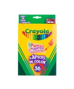 COLORES C/36 CRAYOLA 68-4036 LARGOS