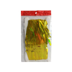 CORTINA METALICA DECORATIVA DORADO