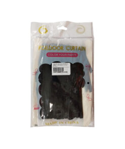 CORTINA METALICA DECORATIVA NEGRO