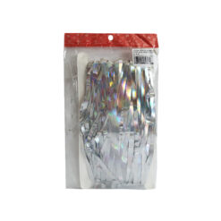 CORTINA METALICA DECORATIVA PLATA