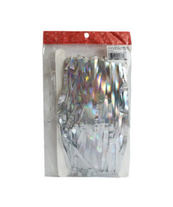 CORTINA METALICA DECORATIVA PLATA