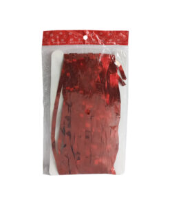 CORTINA METALICA DECORATIVA ROJO