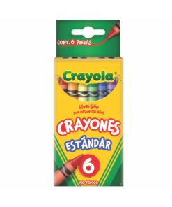 CRAYOLA C/6  CRAYONES ESTANDAR