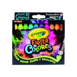 CRAYOLA C/10 CRAYONES FIESTA