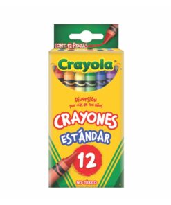 CRAYOLA C/12 CRAYONES ESTANDAR
