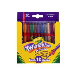 CRAYOLA C/12 MINI TWISTABLES