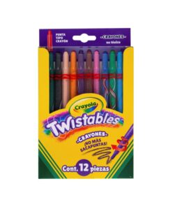 CRAYOLA C/12 TWISTABLES LARGOS