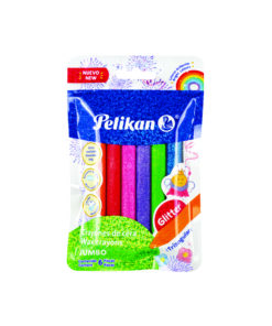 PELICRAYON C/6 JUMBO TRIANGULAR GLITTER