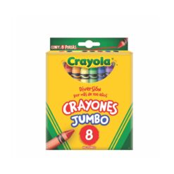 CRAYOLA C/8  CRAYONES JUMBO