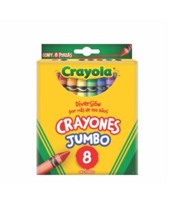 CRAYOLA C/8  CRAYONES JUMBO
