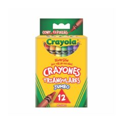 CRAYOLA C/12 CRAYON JUMBO TRIANGULARES