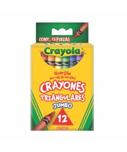 CRAYOLA C/12 CRAYON JUMBO TRIANGULARES
