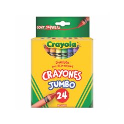 CRAYOLA C/24 CRAYONES JUMBO