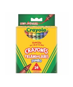 CRAYOLA C/24 CRAYONES JUMBO TRIANGULARES