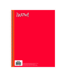 CUADERNO AMER WOW UNICOLOR 5MM 100HJ 580803