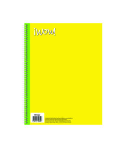 CUADERNO AMER WOW UNICOLOR 7MM 100HJ 580804
