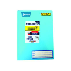 CUADERNO NORMA COLOR COLLAGE COSIDO  RAYA 100 HJS