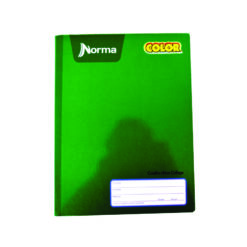 CUADERNO NORMA COLOR COSIDO 5 MM 100 HJS